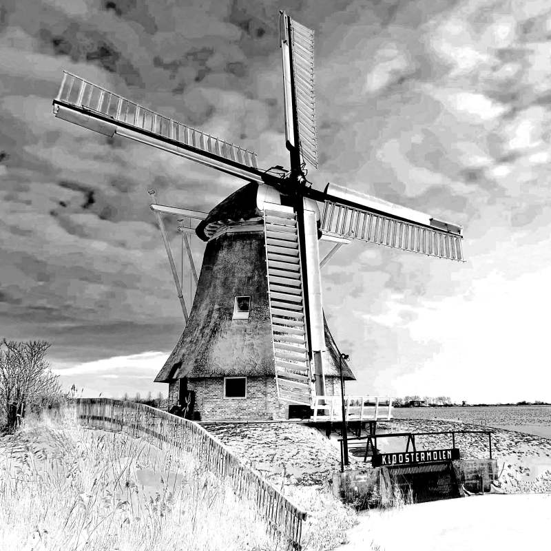 Kloostermolen ansichtkaart2